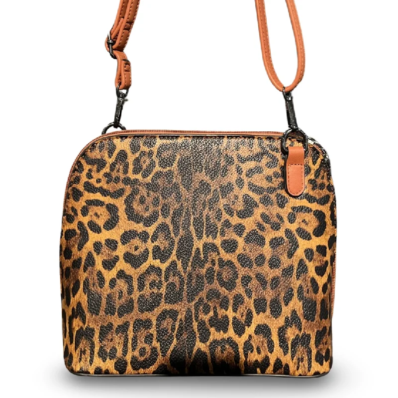 Exclusive Discount [Pre Order] YD-9758 - Leopard CrossBody Bag - 2 Colors