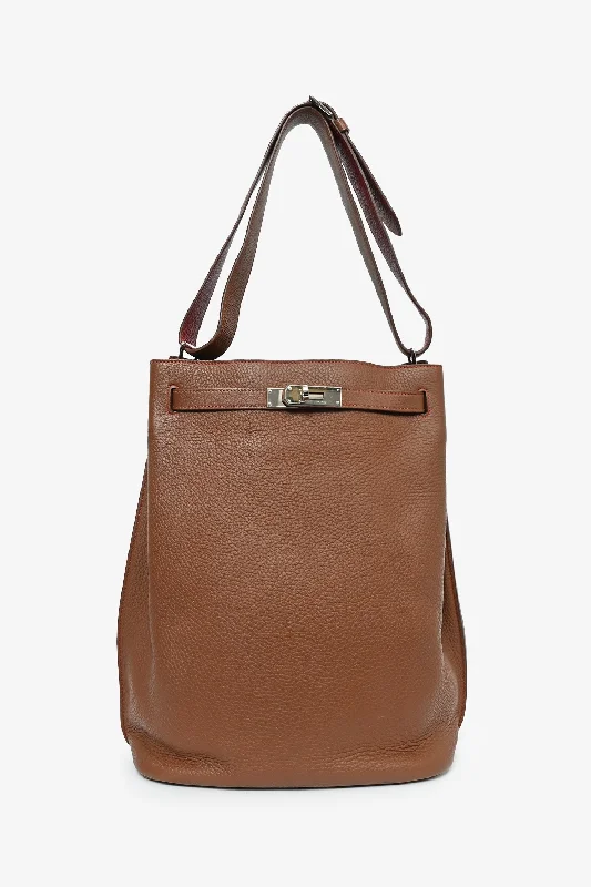 Casual Chic Deals Hermès 2011 Brown Clemence Leather So Kelly 26