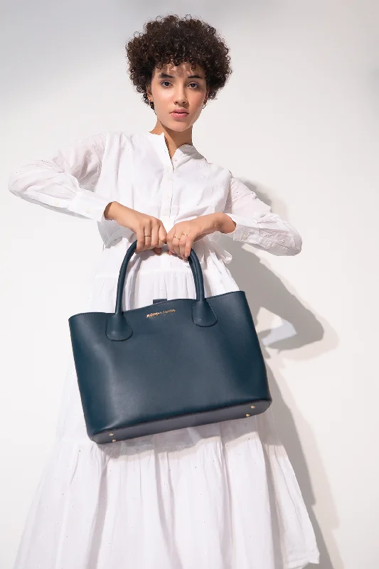 Easy Elegance Sales Noa Major Large Tote Bag Space Blue