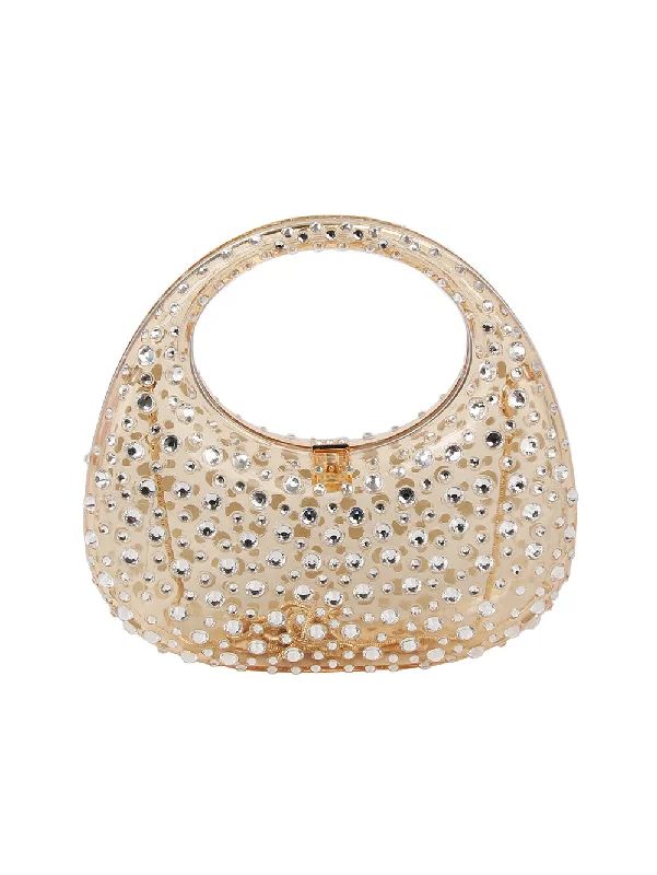 Weekend Exclusive Gem studded unique evening clutch