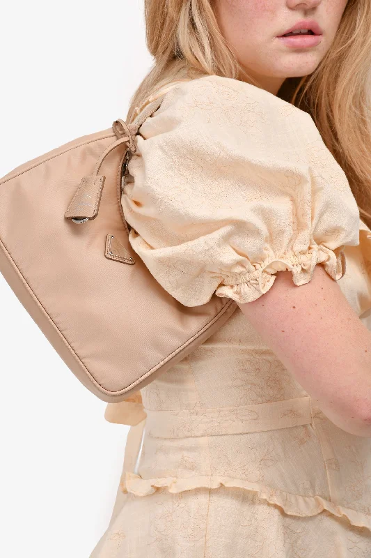 Limited Stock, Big Discounts Prada Beige Nylon 2000 Shoulder Bag
