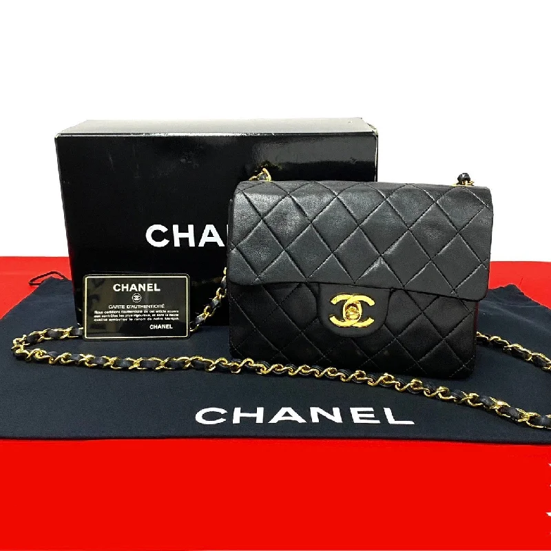 Winter Warehouse Sale Chanel Lambskin Matelasse Coco Mark Chain Shoulder Bag