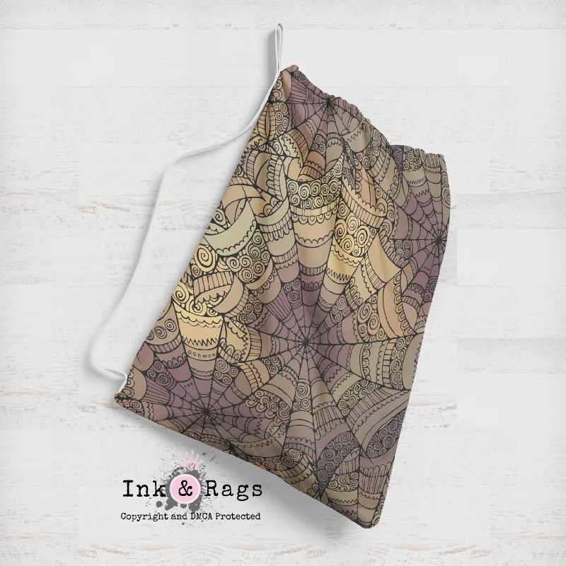 Stylish Bags For Fashion Influencers And Bloggers Mandala Inspired Spider Web Sacks