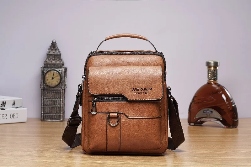 Bold Fashion Sales Men’s Shoulder/Satchel Bag - Chestnut (8642)