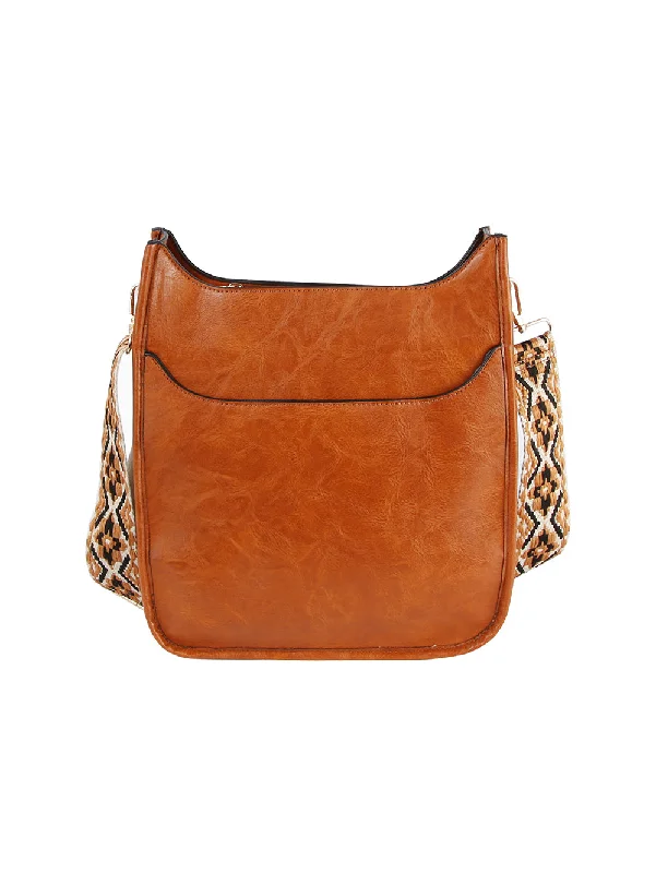 Flash Sale Now Front Pocket Stylized Strap Shoulder Bag