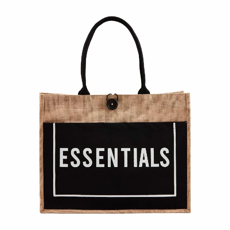 Stylish Deals Jute Word Tote - 3 Styles BY MUD PIE