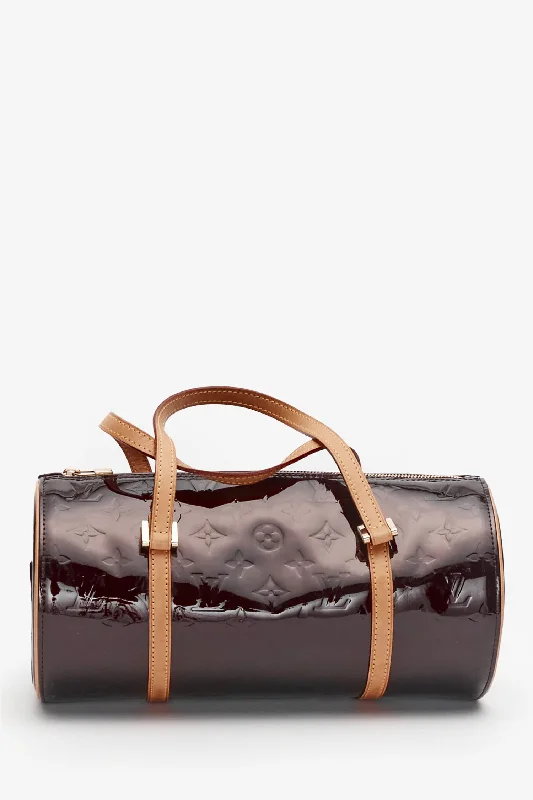 Find Your Unique Flair Louis Vuitton Dark Purple Vernis Monogram Papillon 30 Bag