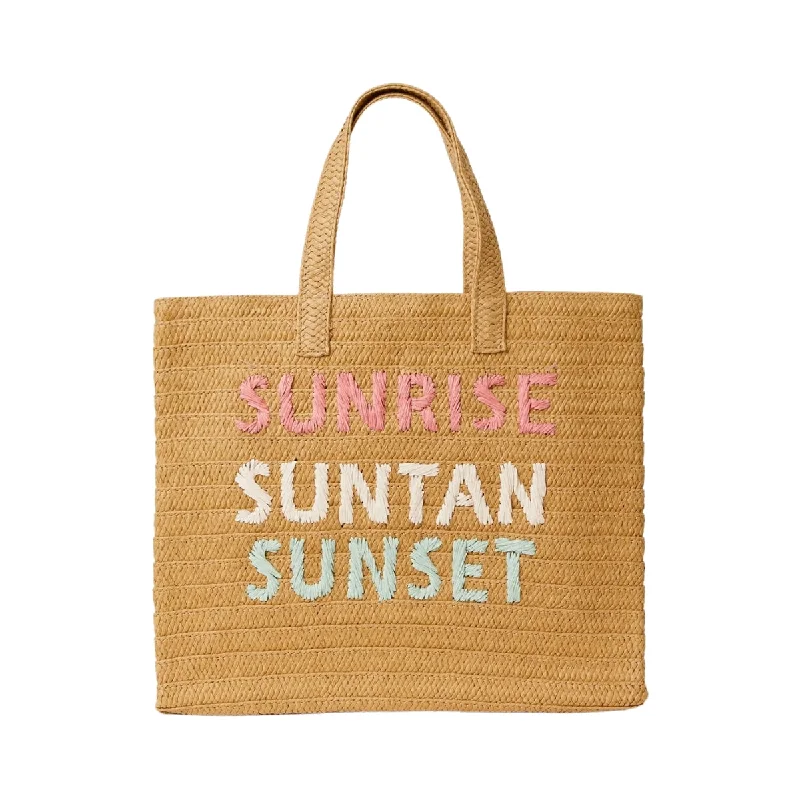 Sophisticated Style Offers Sunrise Suntan Sunset Tote Bag