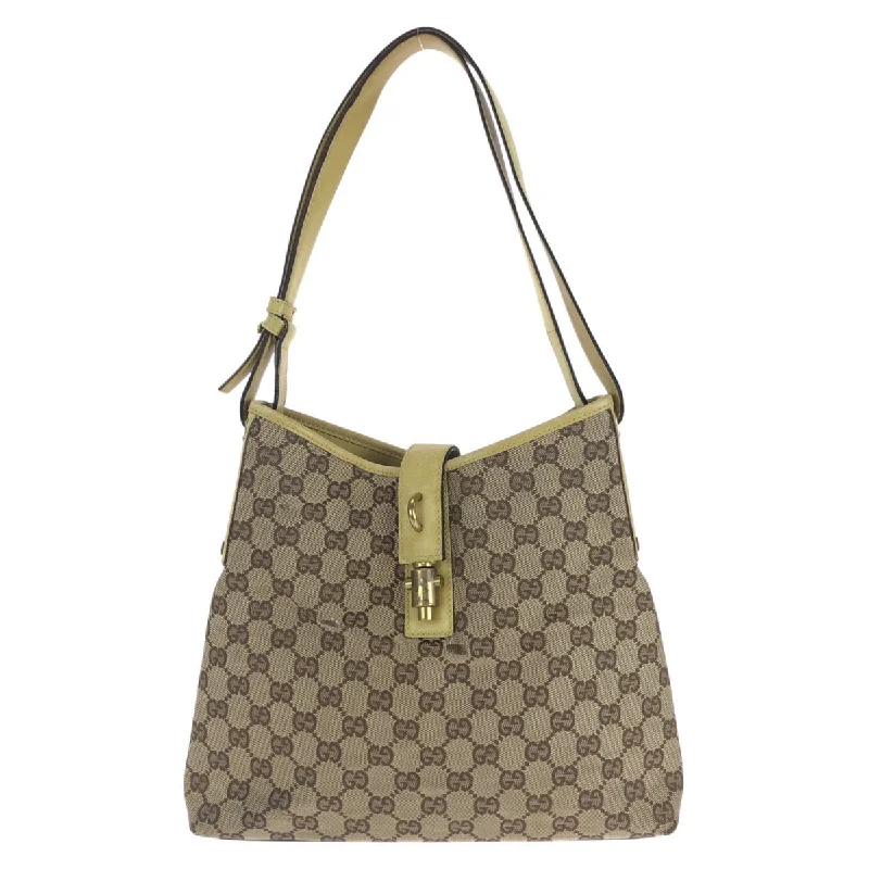 Affordable Bags For Budget Shoppers Gucci Jackie GG Canvas Leather Shoulder Bag