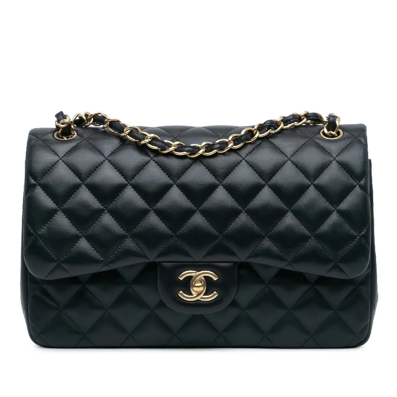 Enjoy Discount Chanel Jumbo Classic Lambskin Double Flap (SHG-c3NcZs)