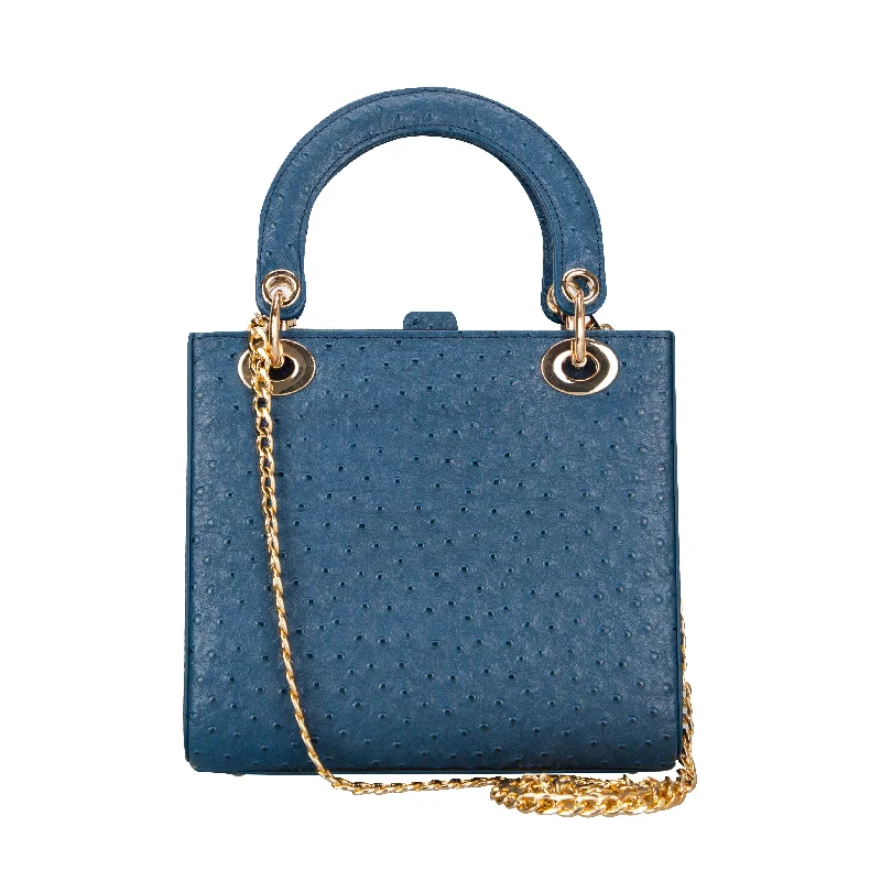 Hot Brand Discounts Mila Lady Tote  | Cobalt Blue Ostrich