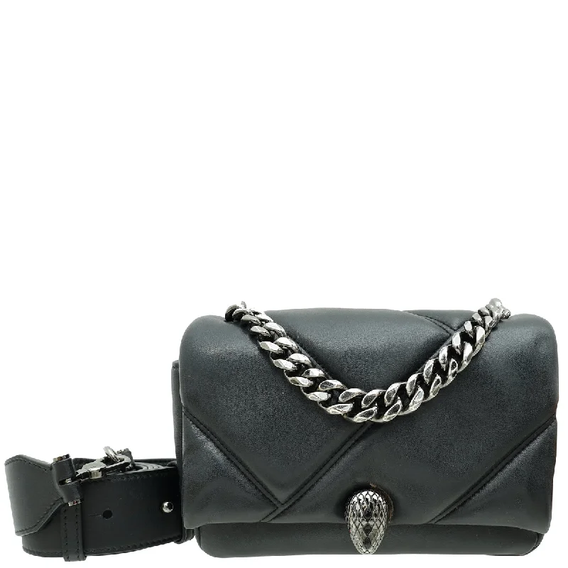 End-Of-Season Clearance Bvlgari Black Serpenti Maxi Cabochon Mini Crossbody Bag