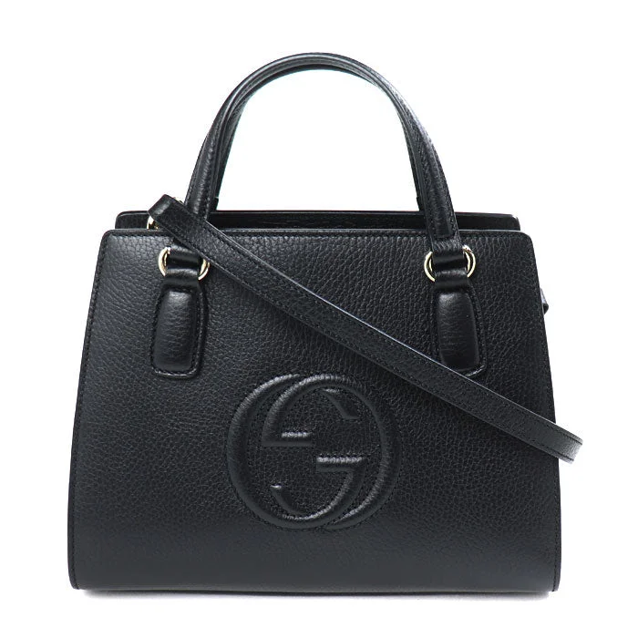 Seize Bargains Gucci Soho 2Way Shoulder Bag Black