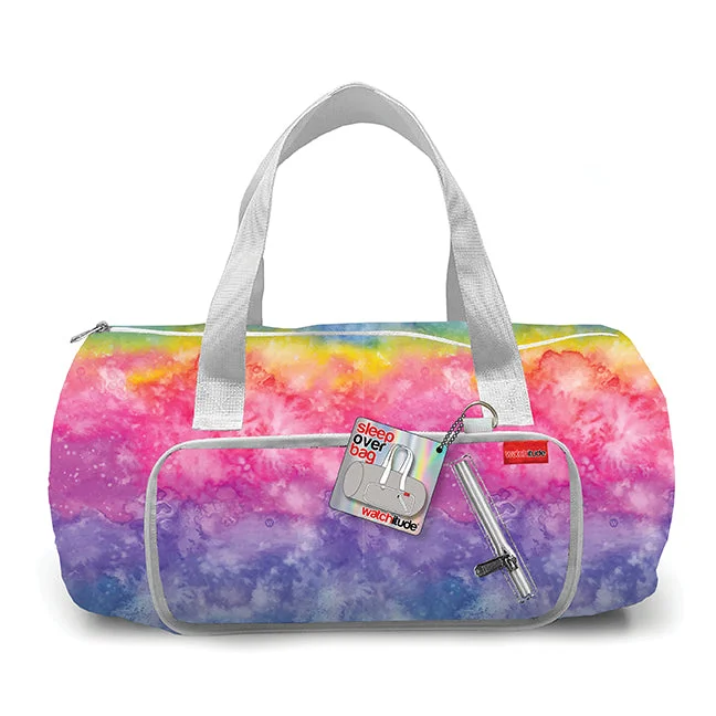 Hurry Before It's Gone Watchitude Sleepover Bag - Rainbow Tie Dye
