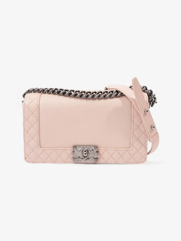 Trend Alert Chanel Boy Bag Light Pink Leather Medium