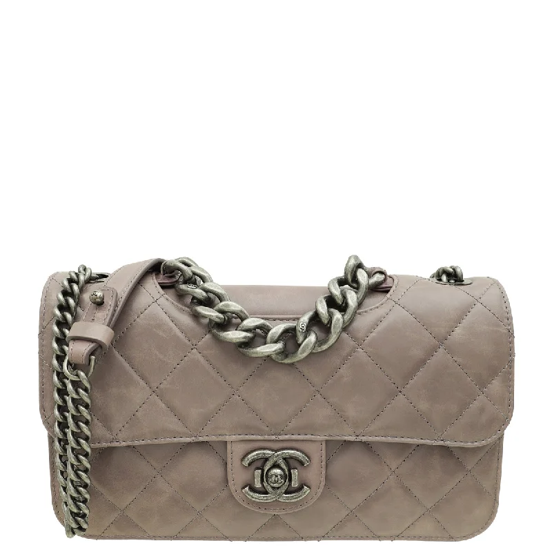 Flash Sale Now Chanel Gray Violet Perfect Edge Flap Bag