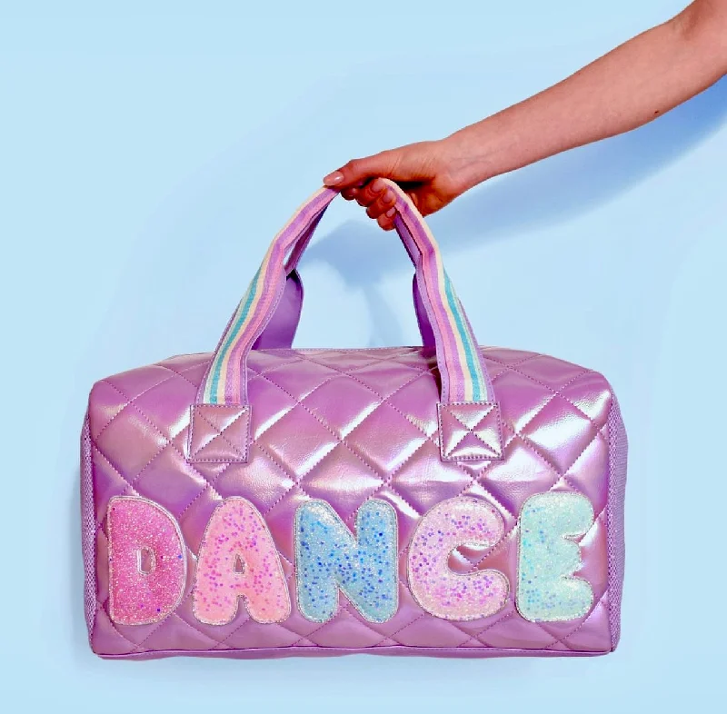 Versatile Bags That Suit Any Outfit Or Event Omg! Quilted Lavender Dance Duffle