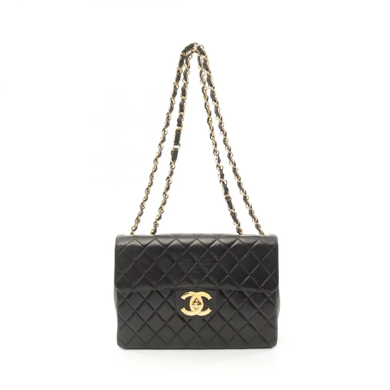 Easy Elegance Sales Chanel Lambskin Large Flap Shoulder Bag A58600