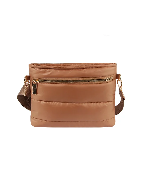 Bags For Free-Spirited And Artistic Styles Puffer Design Crossbody handbag