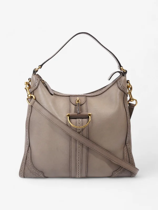 Clearance Event Gucci Hobo Bag Stone Grey Leather