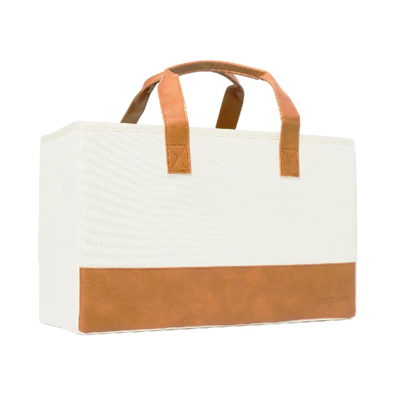 Bags For Sporty And Athletic Styles Brown & Natural - Accessory + Planner Storage Tote