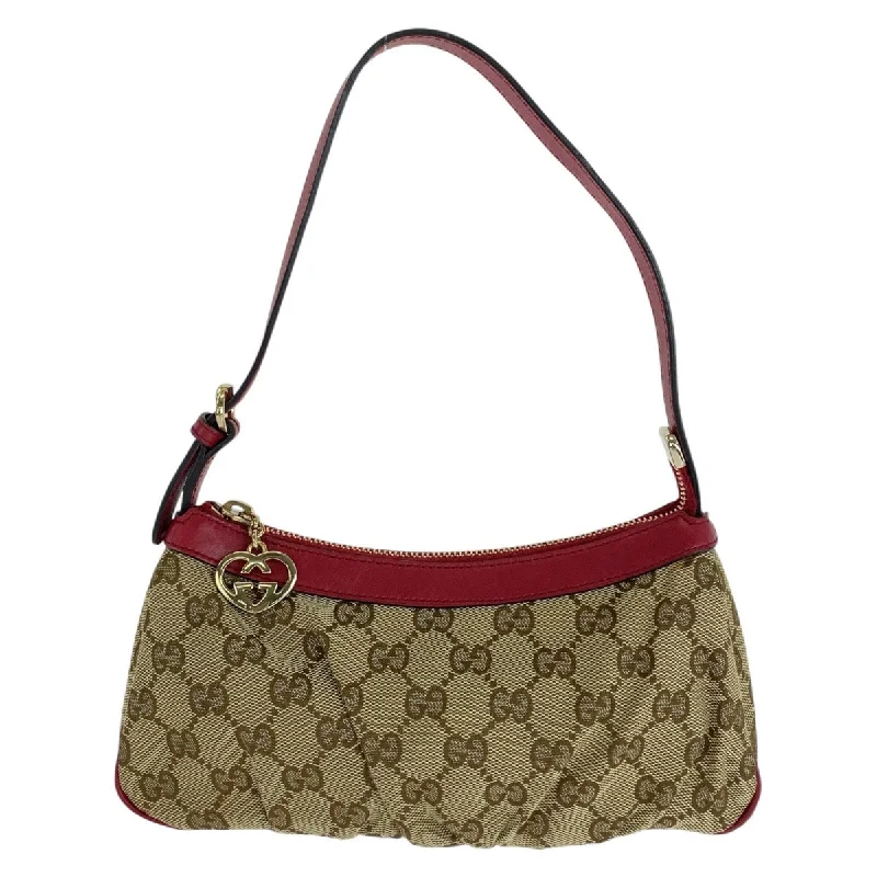 Premium Style Gucci GG Canvas Leather Shoulder Bag