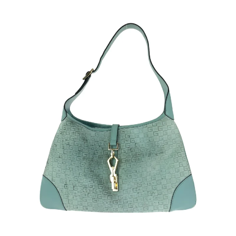 Break Fashion Norms Gucci Jackie GG Canvas Shoulder Bag