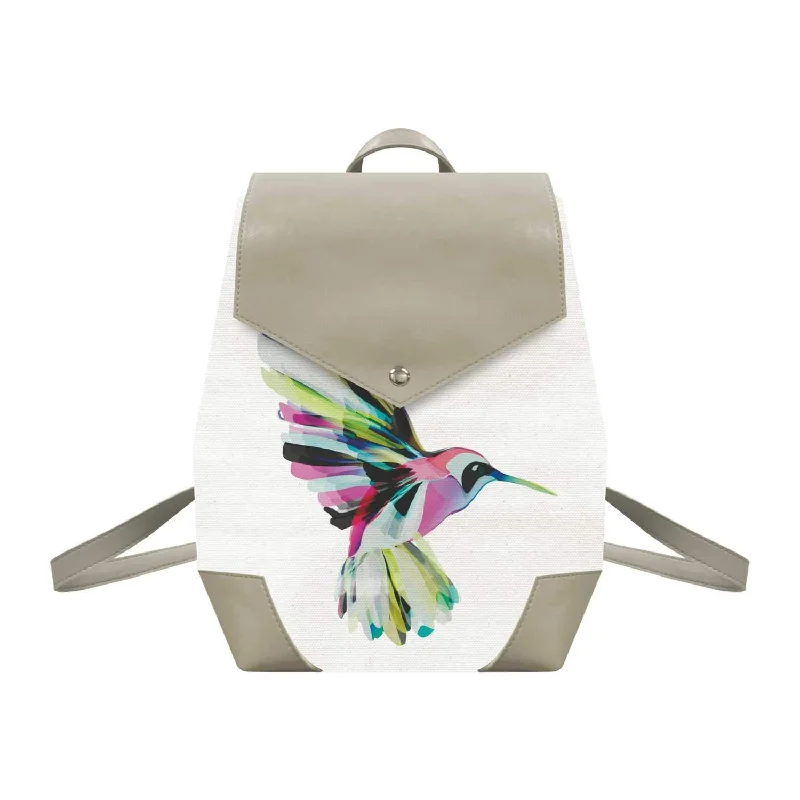 Relaxed Style Corfu Hummingbird Canvas Backpack