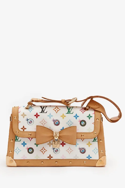 Flash Sale Fever Louis Vuitton x Takashi Murakami White Multicolour Monogram 'Eye Need You' Bag