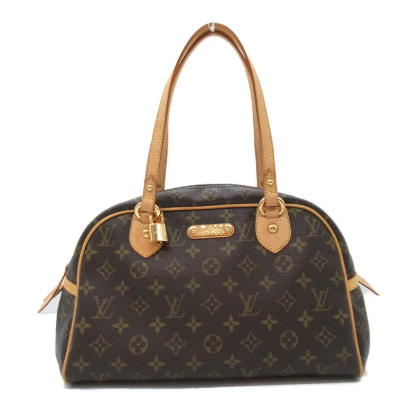 Luxury Fashion Louis Vuitton Montorgueil PM Shoulder Bag Brown