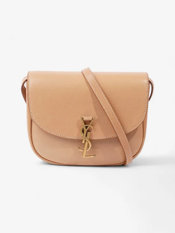 Seasonal Clearance Bags For Summer Saint Laurent Kaia Satchel Beige Calfskin Leather Medium