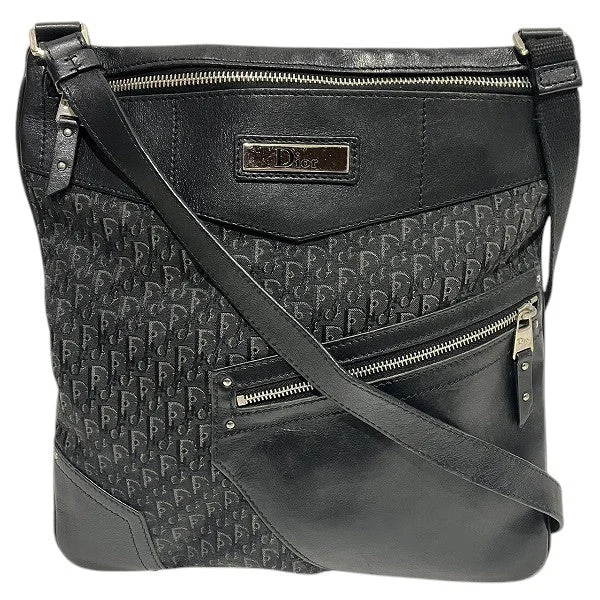 Tote Bag For Everyday Use Dior Trotter Canvas Leather Shoulder Bag