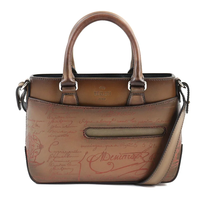 Holiday Attire Sale Berluti Scritto Leather D-Ring Messenger Bag