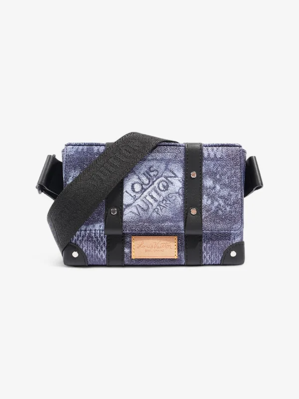 Edgy Bags For Bold And Daring Fashionistas Louis Vuitton Trunk Slingback Damier Salt Marine Coated Canvas