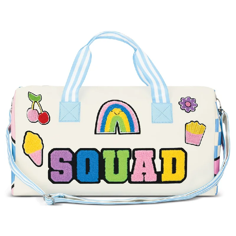 Bags For Free-Spirited And Artistic Styles iScream Smile Squad Patch Duffel Bag