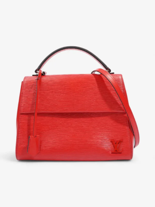 Stylish Bags For Fashion Bloggers Louis Vuitton Cluny Red Epi Leather MM