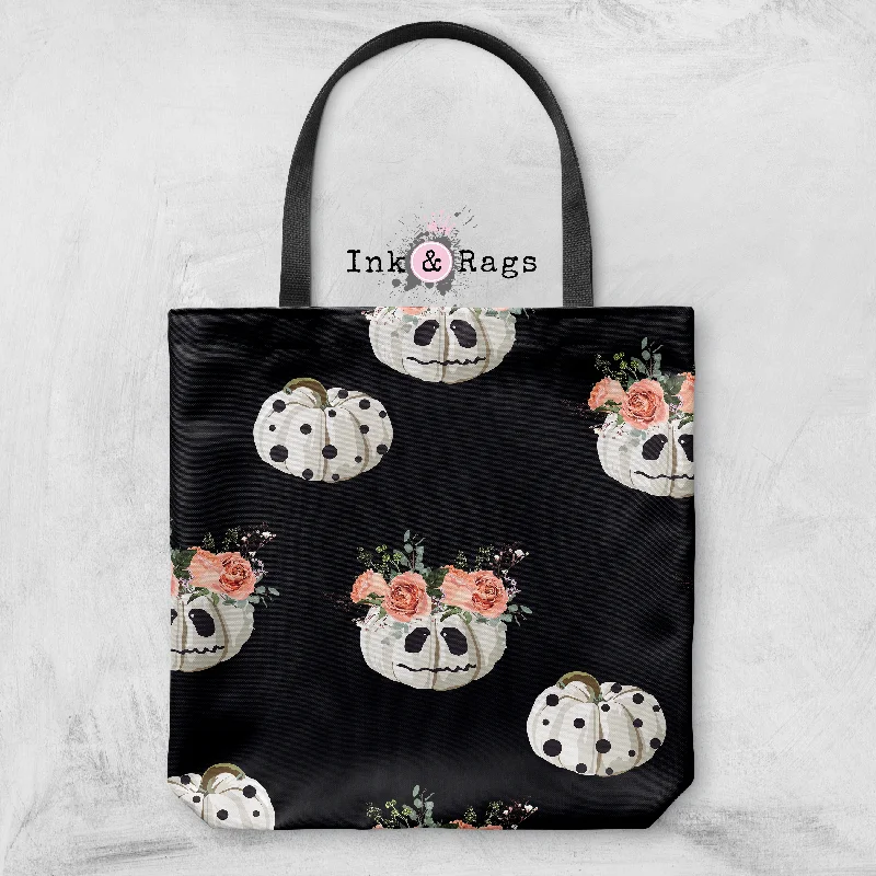 Limited Stock, Big Sale Polka Dot Pumpkin Halloween Tote