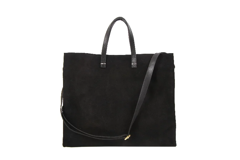 Save Big Tote-Suede Leather Handbag