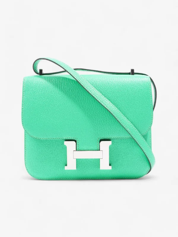 Season Sale Hermes Constance Vert Comics Chevre Mysore/Chevre Coromandel 18