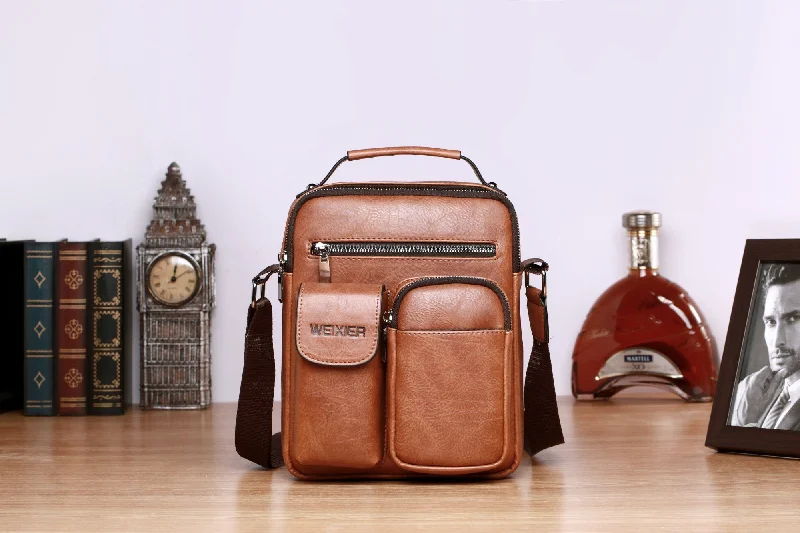 Discount Extravaganza Men’s Shoulder Bag - Chestnut (8633)