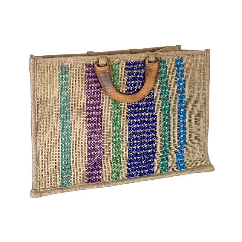 Cozy Chic Promotions Blue Tonality Stripes Bag