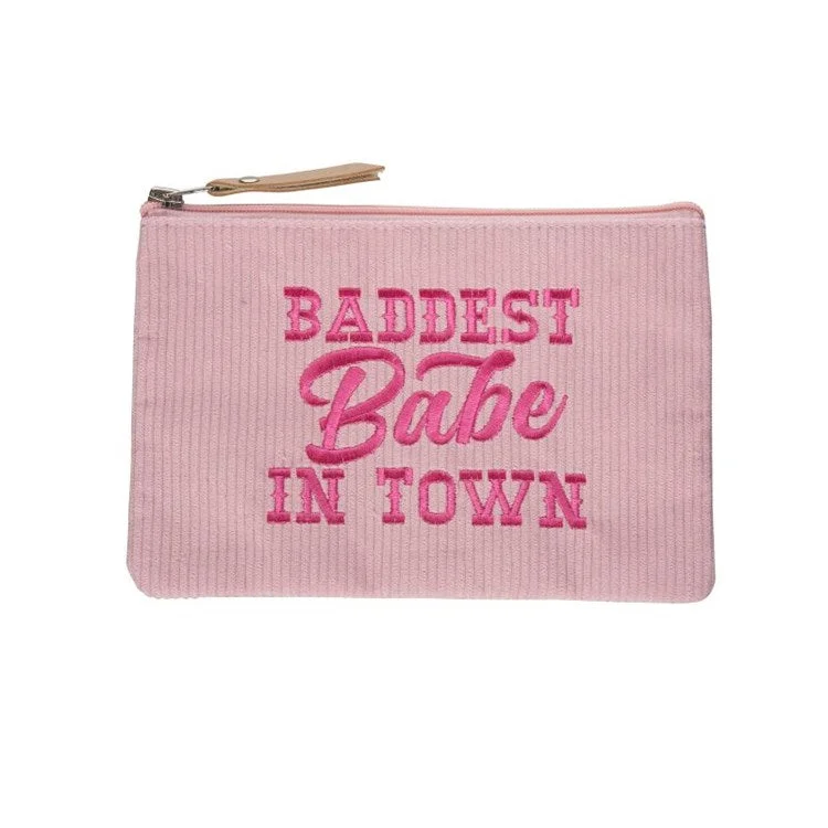 Limited Time Offers Baddest Babe In Town Corduroy Bag