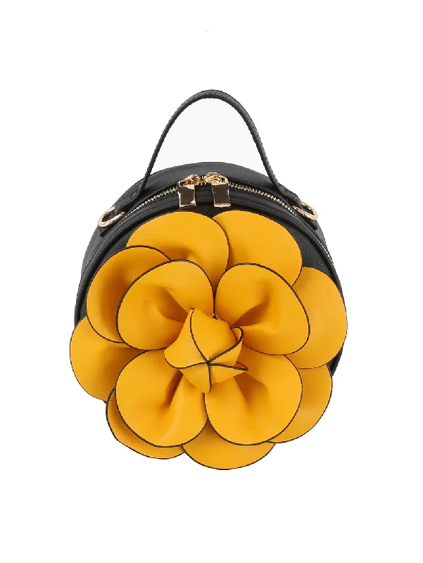 Huge Discounts This Week Raised Flower Petite Handbag