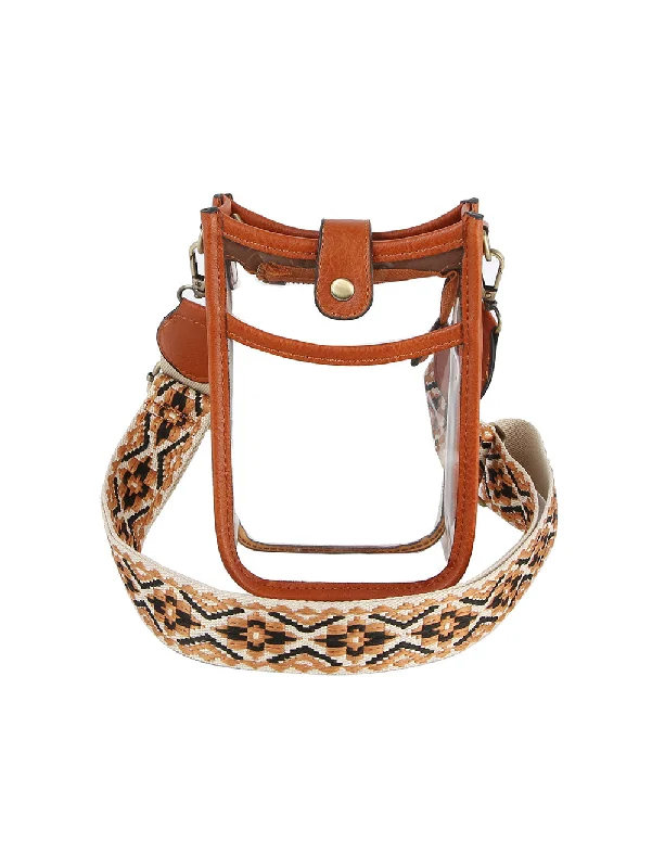 Fashion Forward, Function First Clear Crossbody Sling