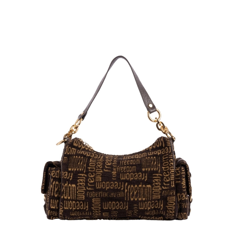 Black Friday Deals On Stylish Handbags Roberto Cavalli Freedom Shoulder Bag
