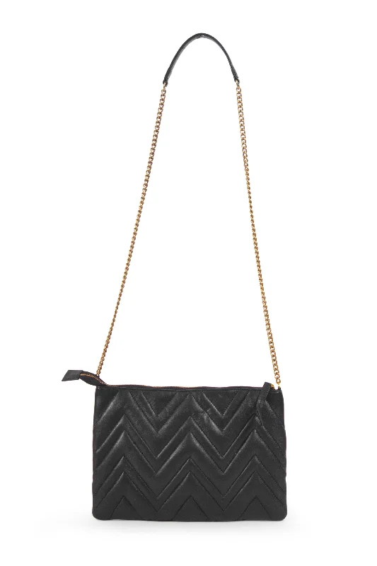 Casual Yet Chic Sales Chloé-Quilted Leather Flat Clutch-Black