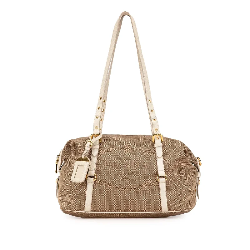 Big Savings Prada Canapa Logo Shoulder Bag (SHG-gBdCYy)