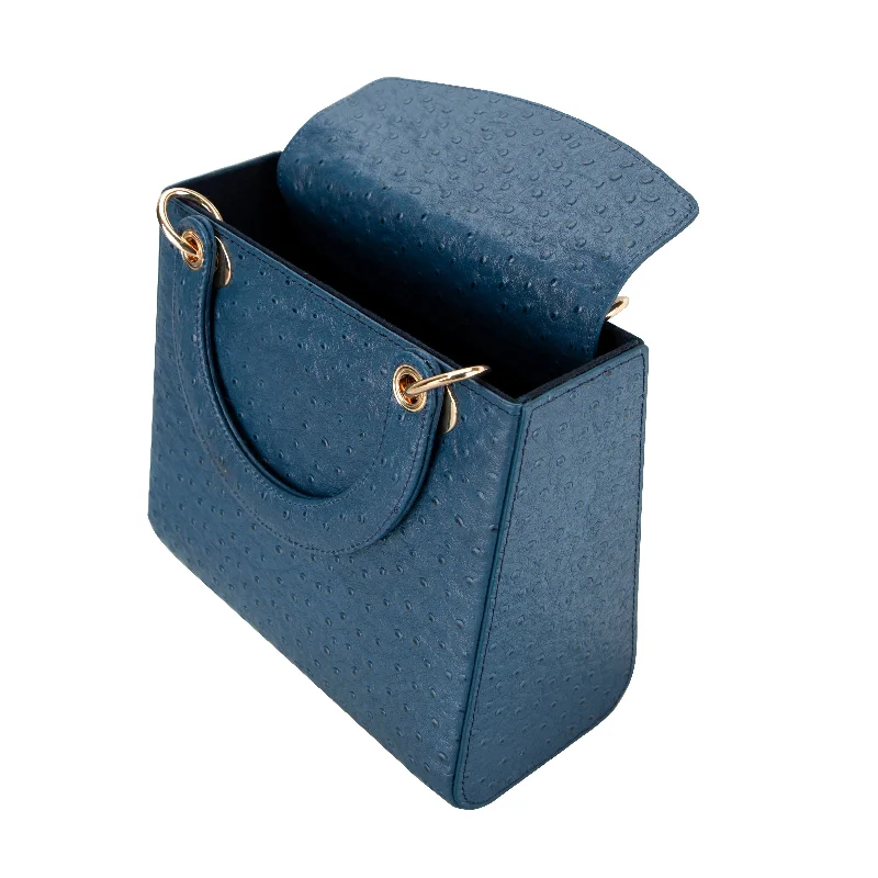 Cobalt Blue Ostrich