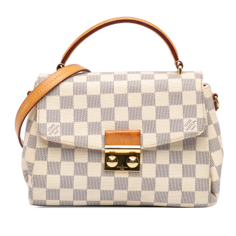 Smart Casual Deals White Louis Vuitton Damier Azur Croisette Satchel