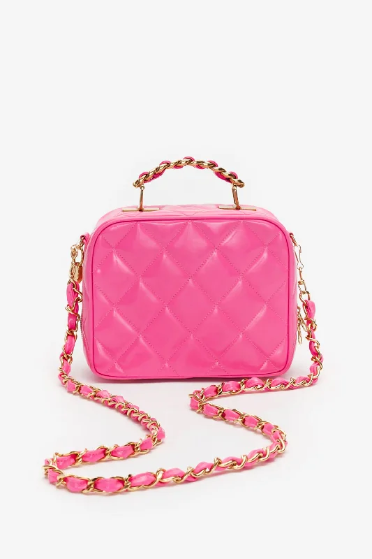 Seasonal Trends Pre-Loved Chanel™ Pink Patent Leather Vanity Case